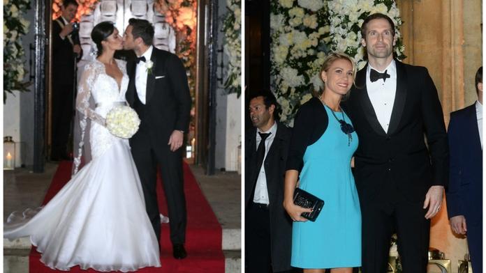 Velká fotbalová veselka! Na svatbu Lamparda dorazil i Čech
