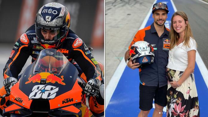 Jezdec MotoGP se oženil s nevlastní sestrou, pár navíc čeká dítě