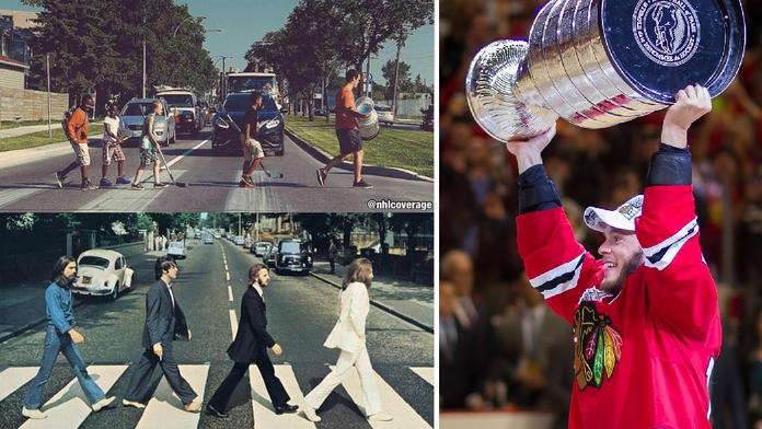 Kam ten Stanley Cup nese? Fotka Beatles inspirovala i Toewse