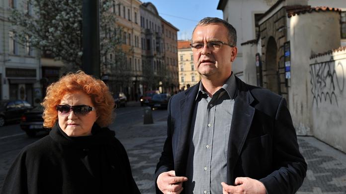 Vlasta Parkanová a Miroslav Kalousek