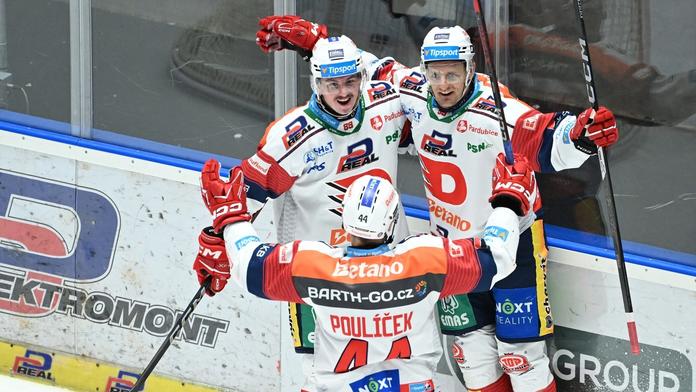 Pardubice vykradly Třinec, Jágr neprožil šťastný návrat