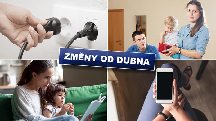 Životní minimum, nárok na ošetřovné, ceny energií: Toto se od dubna změní!