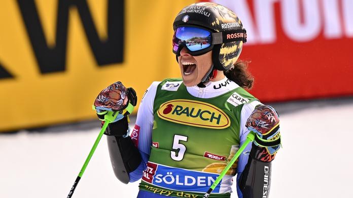 Brignoneová Sölden lyže obří slalom