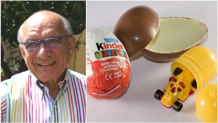 Zemřel William Salice, vynálezce kinder vajíček. Bylo mu 83 let
