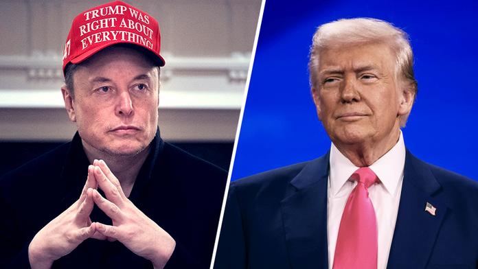 Elon Musk a Donald Trump