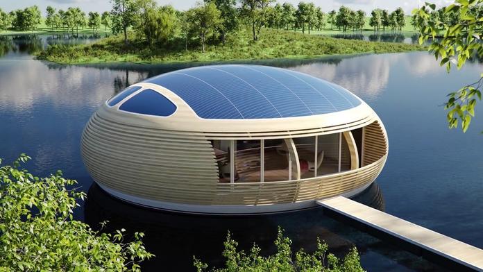Bydlení budoucnosti: Plovoucí EKO dům na solární energii