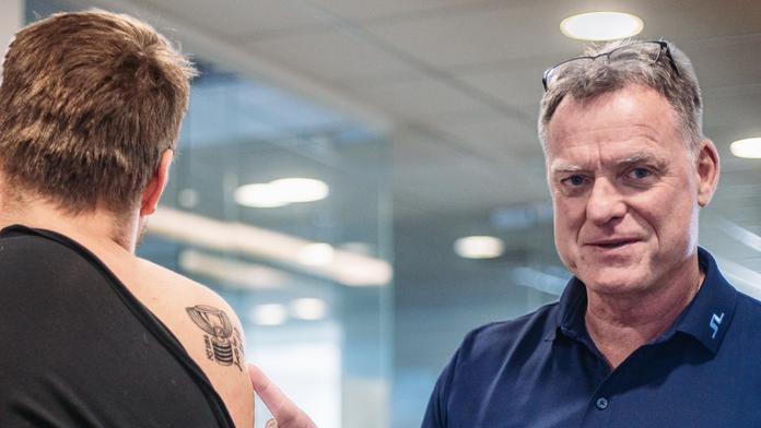 Příběh mistrovství je u konce. Fanoušek s tetováním se setkal s Rulíkem