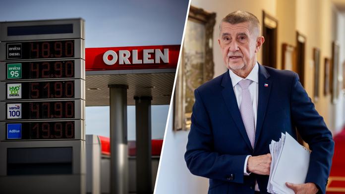 Babiše rozčílily ceny na benzínkách, žádá zlevnění. Jinak to nejde, vzkazuje MOL