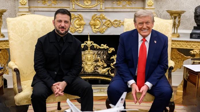 S Putinem to dělá špatně. Zelenskyj zkritizoval Trumpa