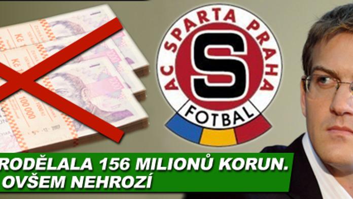Sparta prodělala 156 milionů korun. Krach jí ovšem nehrozí
