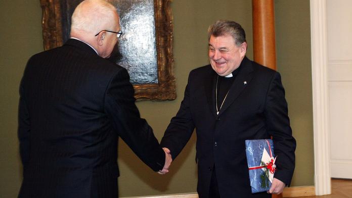Nový arcibiskup Duka navštívil Hrad, úřad převezme v dubnu