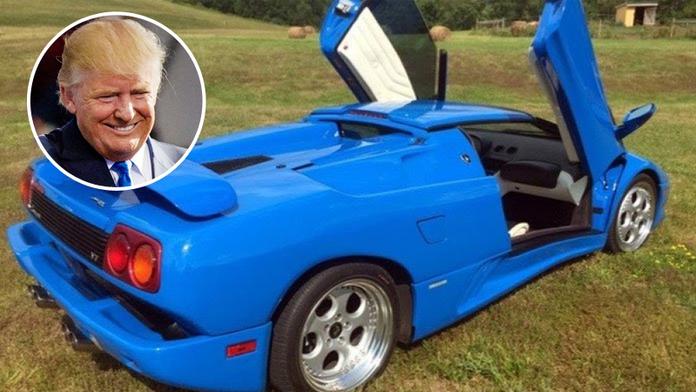 5 aut v garáži Donalda Trumpa. A to Lamborghini je (bylo) na prodej
