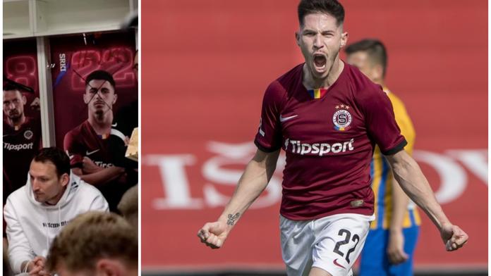 Přeškrtaný Plavšič a nadávky. Kabina Sparty nabídla nevídaný pohled