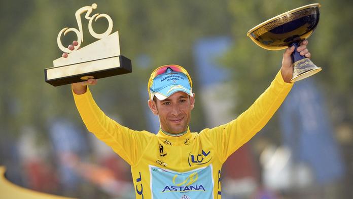 Italský cyklista Vincenzo Nibali