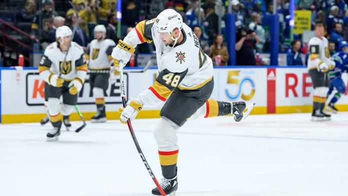 Tomáš Hertl v dresu Vegas Golden Knights