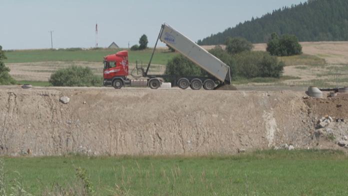 Stavba dálnice