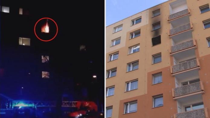 Otce se synem v Jirkově zabil žhář! Na dveře nalil benzin a škrtl