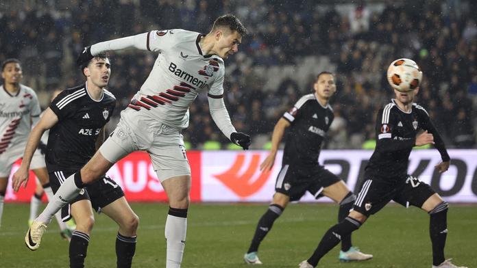Šok odvrátil střídající Schick. Leverkusen v EL překvapivě remizoval s Karabachem