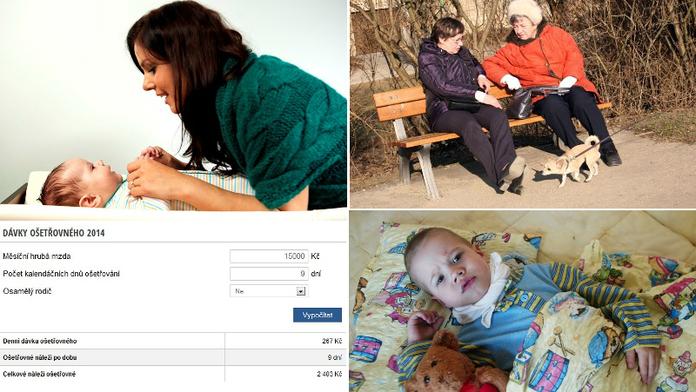 KALKULAČKY NA ROK 2014: Spočítejte si, jaká bude mateřská, důchody nebo ošetřovné