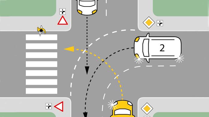 V jakém pořadí projedou? Řadu řidičů překvapivě zmátl chodec i přednost zprava
