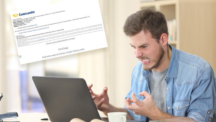 Podvodný web napodobuje Českou poštu. Může vás připravit o tisíce