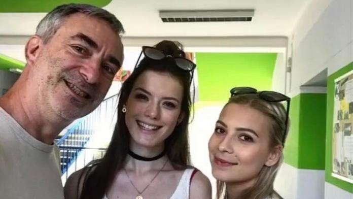 Zleva Petr Vacek, Sára Korbelová a Nela Kailová