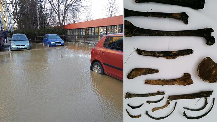 Scéna jako z hororu! Ulicemi města plavaly lidské kosti. FOTO