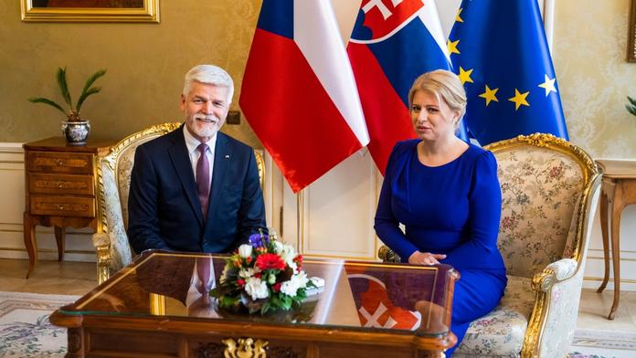 Prezident Pavel a prezidentka Čaputová
