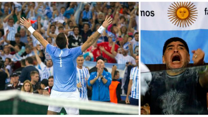 Del Potro rozplakal i Maradonu. Chtěl končit, je z něj ale vítěz