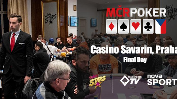 Sledujte finálový den pokerového turnaje! Živě z kasina Savarin