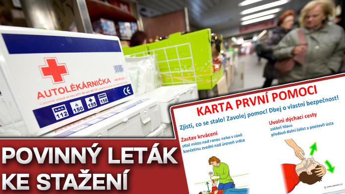 ŘIDIČI POZOR na pokuty za lékárničky! Přehled ZMĚN na rok 2011