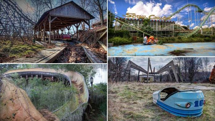 NESKUTEČNÉ: Při pohledu na opuštěné lunaparky běhá mráz po zádech