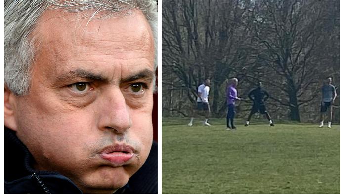 Partyzán Mourinho! S hráči trénoval v parku, teď čelí kritice i obvinění