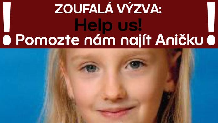 ČTENÁŘI TN.CZ: Aničku najdou! Naděje umírá poslední
