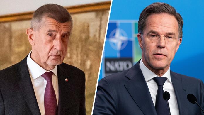 Předseda vlády České republiky Andrej Babiš, Generální tajemník NATO Mark Rutte