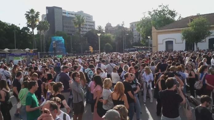 Protesty na ostrově Malorca