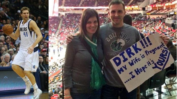 Vyspala se s ním? Fanda doufá, že jeho žena porodí Nowitzkého dítě