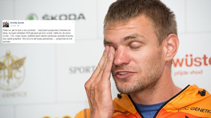Průšvih olympionika Synka: Jel dvakrát rychleji a přijde o papíry!