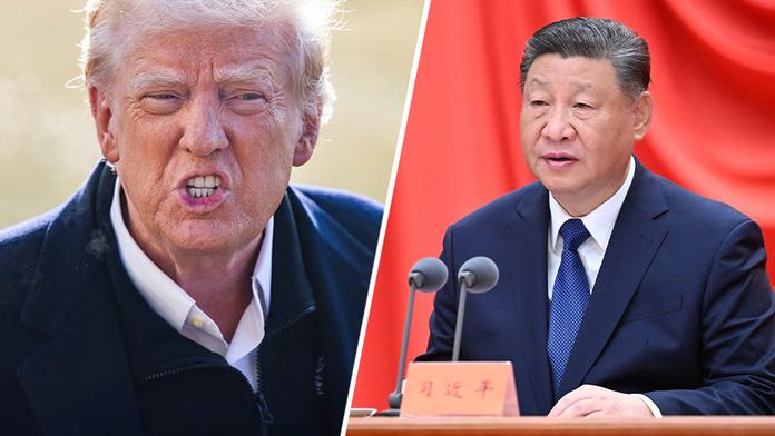 Donald Trump a Si Ťin-pching