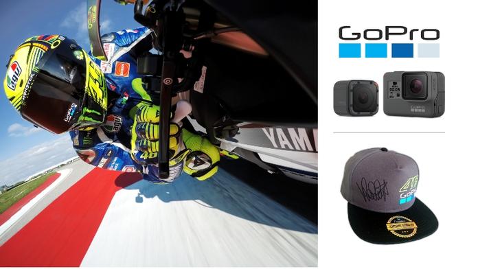 SOUTĚŽ: Hrajte o GoPro kamery s podpisem Valentina Rossiho!