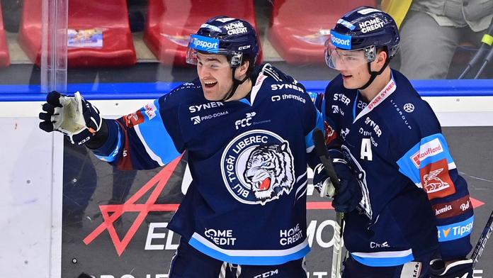 Hokejový Liberec porazil Olomouc a po nepovedeném úvodu ligy jde nahoru