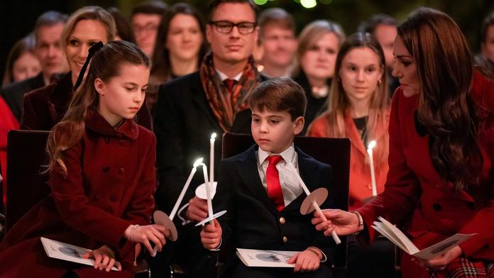 Princezna Charlotte, princ Louis a princezna Kate