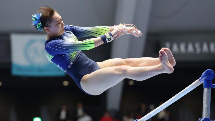Japonská gymnastka Šóko Mijatová
