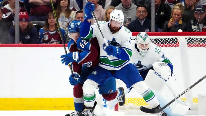 Vancouver nestačil na Colorado a prohrál potřetí v řadě, Češi v noci nebodovali