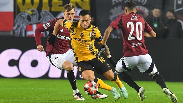 Sparta Inter Milán fotbal Liga mistrů