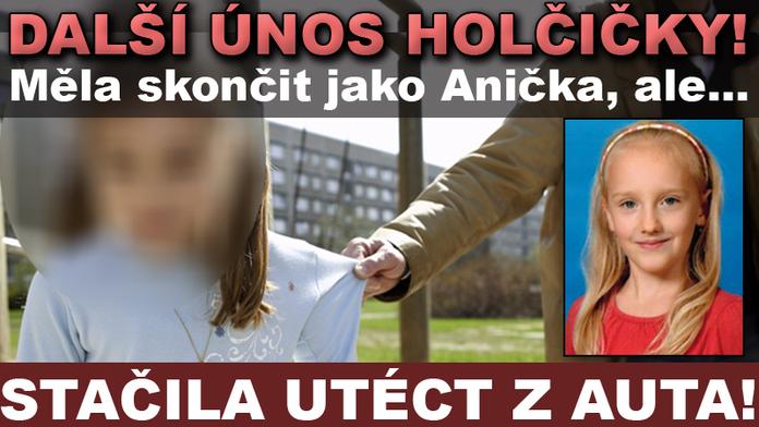 Pokus o ÚNOS ŠKOLAČKY u Brna! Stačila z auta utéct!