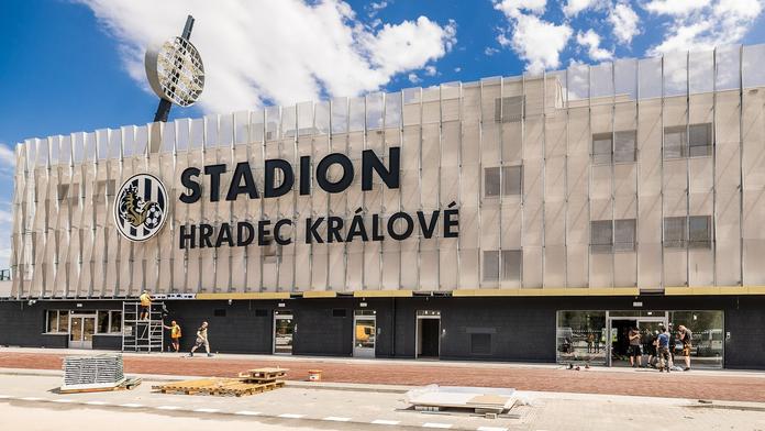 Nový stadion v Hradci Králové