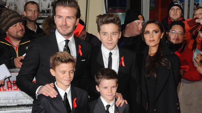 Beckham vzal rodinu do kina. Film o Manchesteru ho dojal