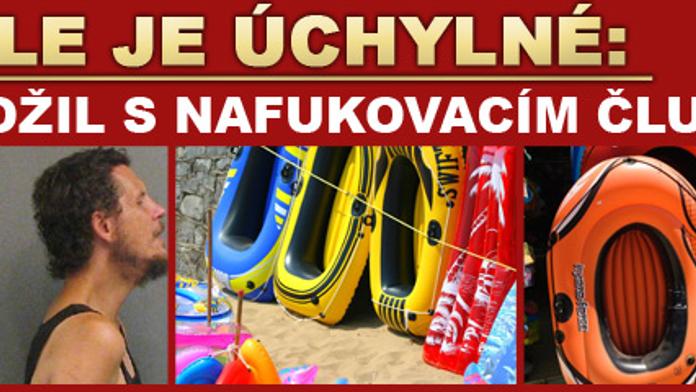 ÚCHYL: Souložil s růžovým nafukovacím člunem!