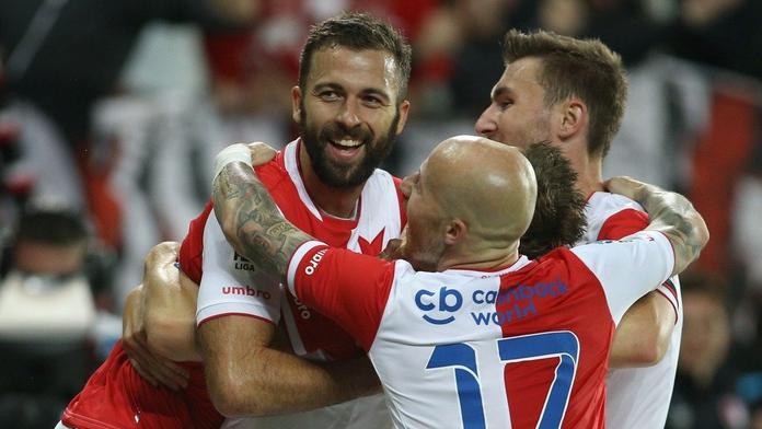 SESTŘIH ZÁPASU: Maccabi - Slavia 0:2. Ostrými pálil Hušbauer